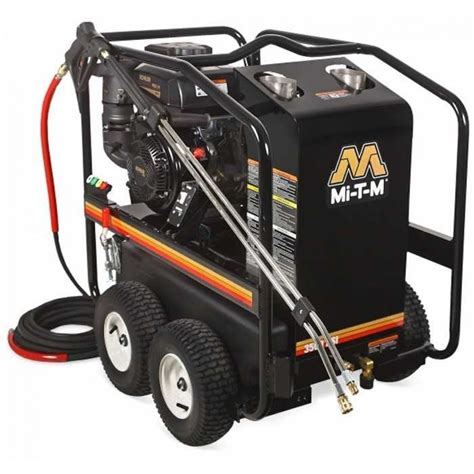 Mi-T-M 3500 PSI Gasoline Direct Drive Hot/Cold Pressure Washer HSP-3504 ...