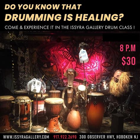 African Drum Djembe class, Issyra Gallery, Hoboken, 4 October 2023 ...