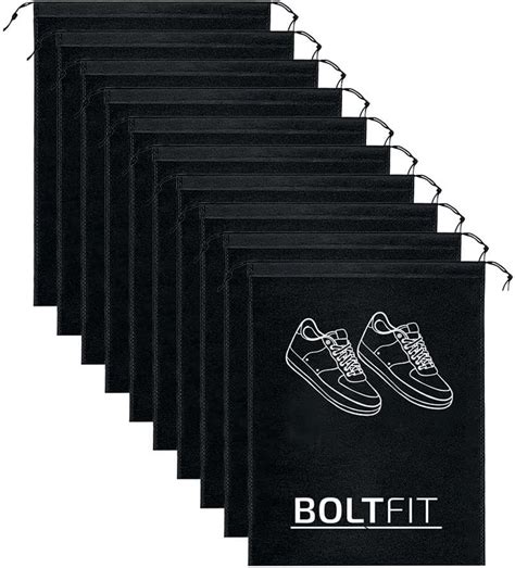 Buy Boltfit Shoe Bag for Travel Pack of 10 & Storage Travel Organizer ...