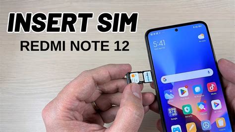 Image result for Insert Redmi Note 13 Sim Card