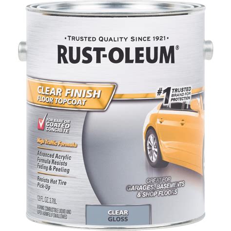 Rust-Oleum Clear Finish Topcoat Floor Coating, 1 Gal. | Hills Flat Lumber