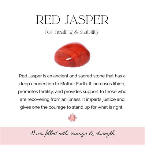 Red Jasper Crystal Tumbled Stones - For Energy and Focus