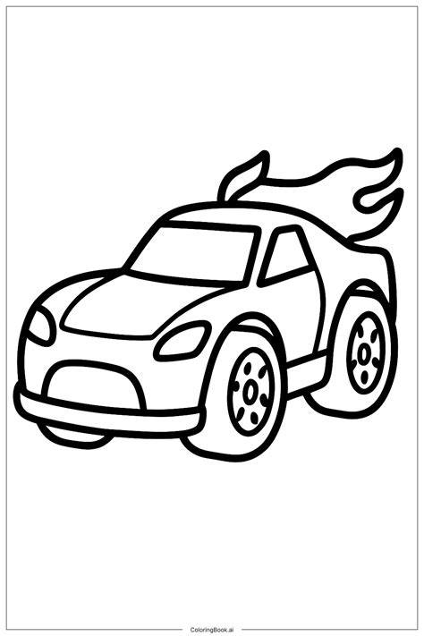 50 Hot Wheels Coloring Pages (Free PDF & PNG Printables)