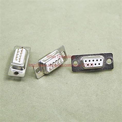 Buyme (10Pcs/Lot) Rs232 White Parallel Serial Port Db9 9 Pin D Sub ...