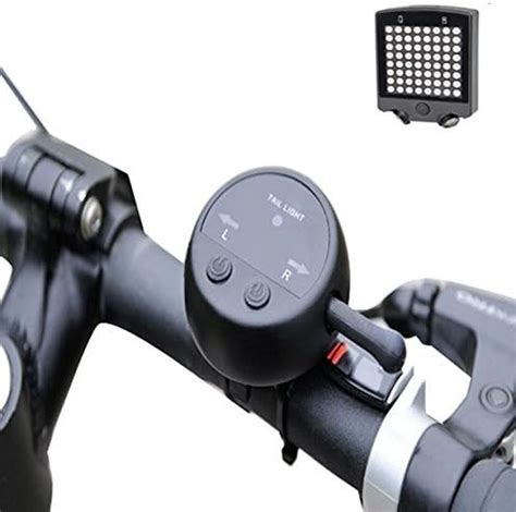Buy ZIGLY Bicycle Turn Signals Remote Control Indicator LED Rear Light ...