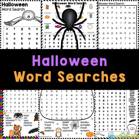 Halloween Word Search Puzzles Printable - Free Crossword Puzzle
