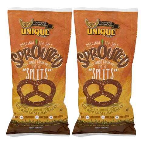Unique Extra Dark Pretzel Splits, 11 Oz. Bag (Four - 11 Oz. Bags) by Unique Pretzels: Amazon.com ...
