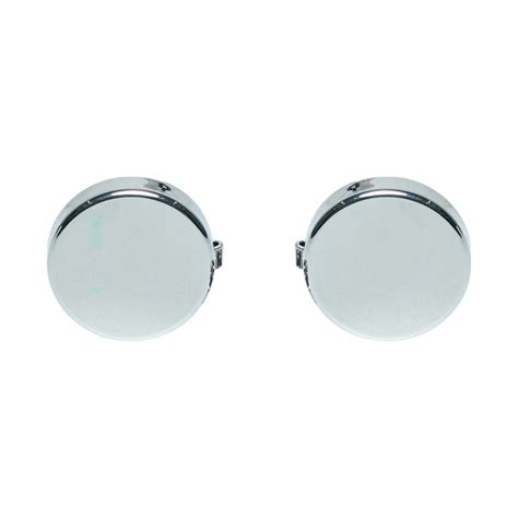Classic Silver Brass Cuff Buttons – Easy-Fit Formal Wear & Chokore