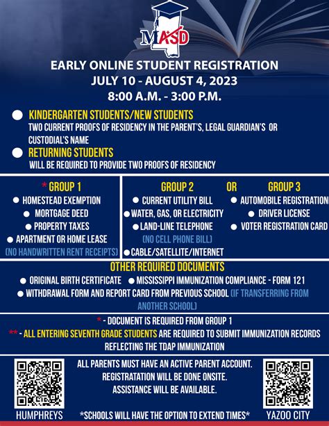Daily Student Registration (August 7 - September 29, 2023) | Yazoo City ...