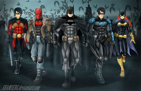 Batman Ninja, Batman, Nightwing, Red Hood, Red Robin, Robin (character ...
