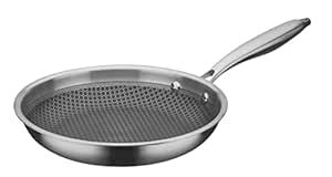 Buy GSW 868518 Inoxxa Black Frying Pan with Honeycomb Structure ...