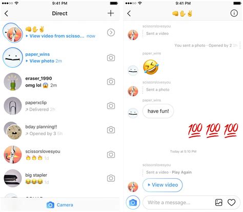 Instagram introduce immagini e video temporanei nei messaggi diretti