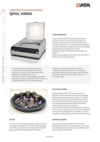 General Catalogue - QATM - PDF Catalogs | Technical Documentation ...