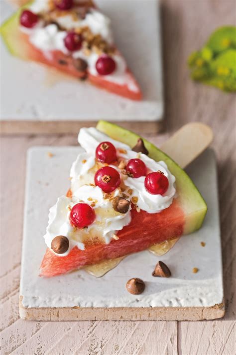 10 postres con sandía fáciles, rápidos y saludables