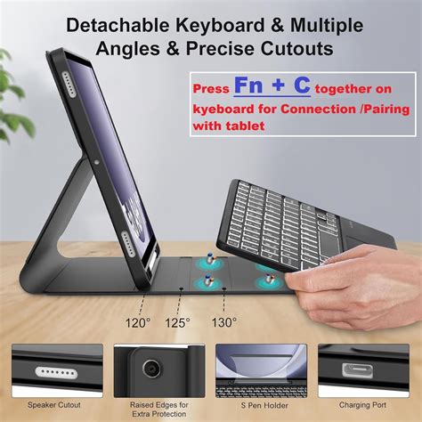 typecase Keyboard case for Samsung Galaxy Tab A9 Plus (11 Inch) / A9 ...
