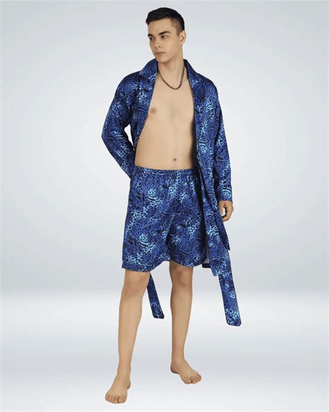 Luxe Satin Robe with Shorts - Bella Babe by SK
