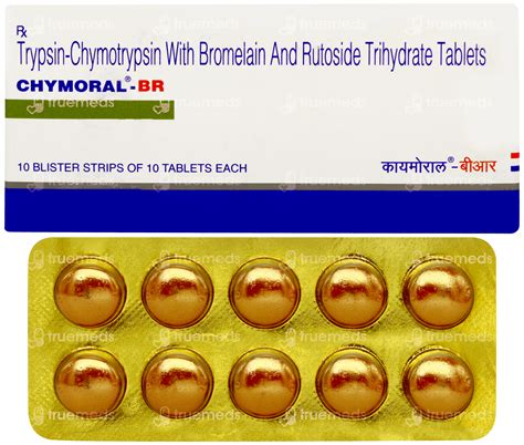 Chymoral Br 90100 Mg Tablet 10 - Uses, Side Effects, Dosage, Price ...