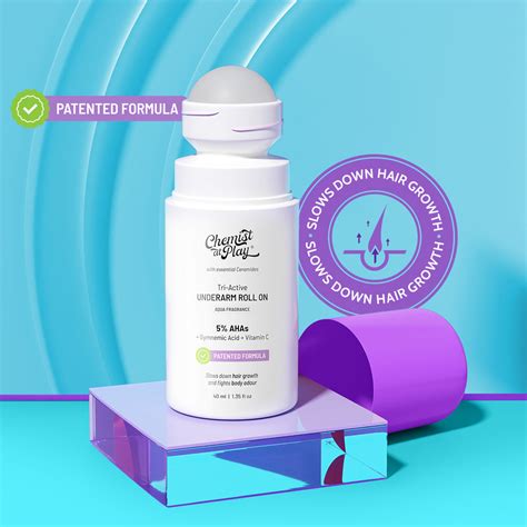 Tri Active Roll On to reduce Body Odour & Unwanted Hair | Chemist At Play