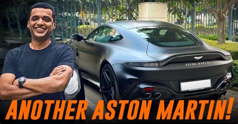 Zomato Founder Deepinder Goyal Buys India's First New Aston Martin Vantage