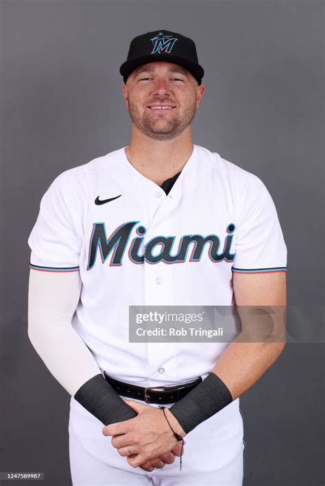 Austin Allen of the Miami Marlins poses for a photo during the Miami ...
