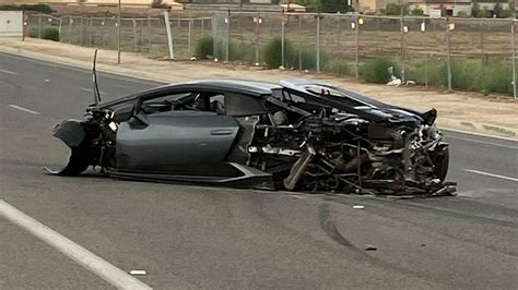 Lamborghini Burnout Crash