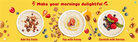 Saffola Oats | Rolled Oats | Delicious Creamy Oats | 100% Natural ...