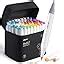 Ohuhu Alcohol Markers Brush Tip -Double Tipped Art Marker Set for ...