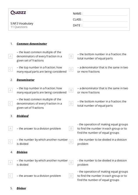 50+ Fractions as Parts of a Set worksheets for 6th Class on Quizizz ...
