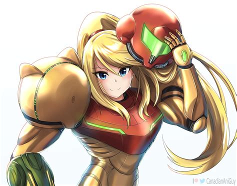 samus aran (metroid) drawn by canadiananiguy | Danbooru