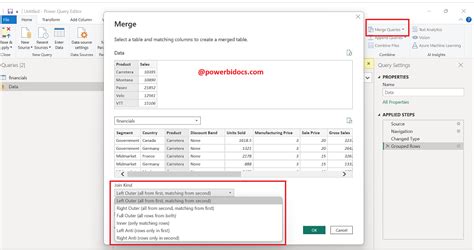 Image result for Power BI Merge Query