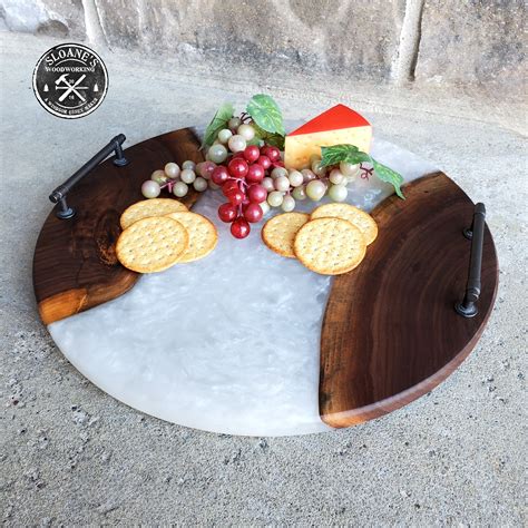 Round Charcuterie Board | Round Cheese Board | Charcuterie Board with ...