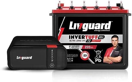 Livguard LGS1000i_IT 2272TT | 800VA/12V Inverter (Sine Wave) with 220Ah ...