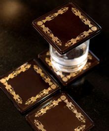 Gold coasters| Buy handmade coasters online | Kalpané