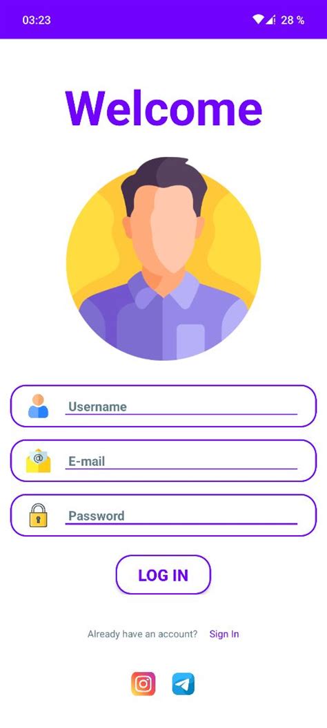 Sketchub • Login UI