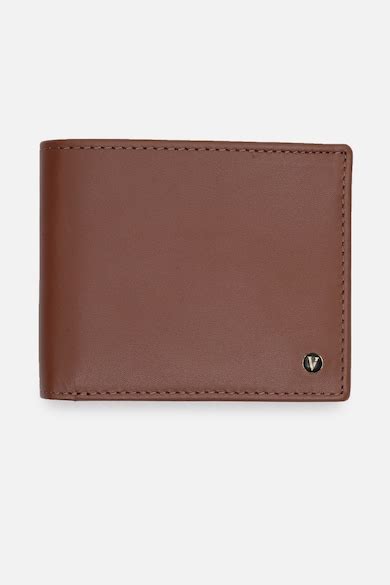 Buy Men Brown Genuine Leather Wallet Online - 40019251 | Van Heusen