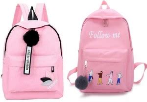 feminine affair 708 10 L Backpack 20 L Backpack PINK AND BLACK - Price ...