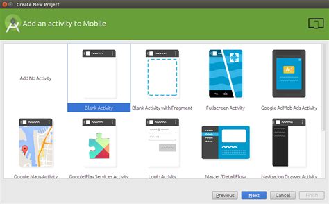 Image result for New Project Wizard View in Android Studio