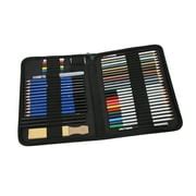 Buy Sketch Pencils Kit, Colored Drawing Pencils Kit Portable Art ...
