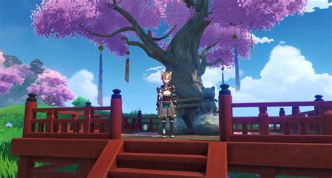 New Sacred Sakura Tree & Pet Dog In Genshin Impact Serenitea Pot 2.3