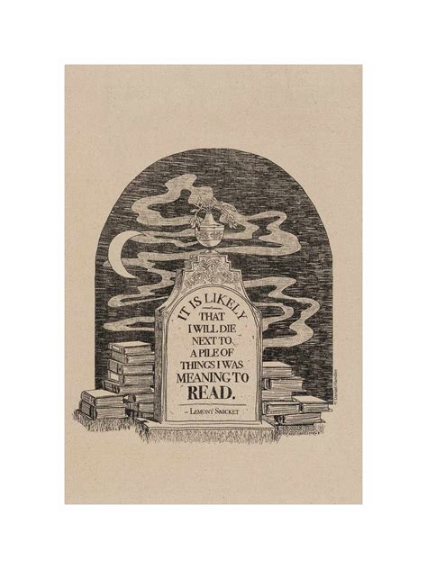 Lemony Snicket: Things I Was Meaning to Read tote bag — Out of Print