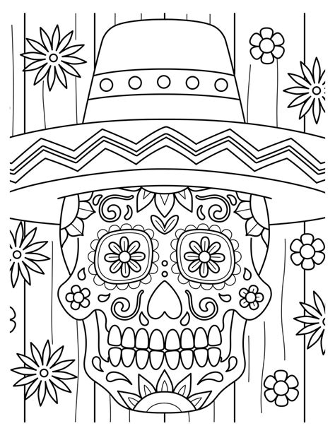 Coloring Page Mexico