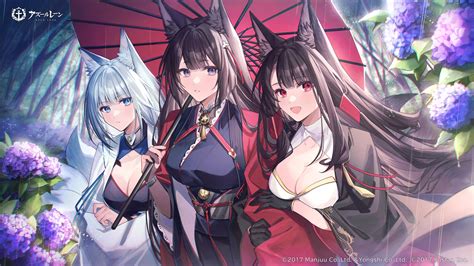 akagi, kaga, and amagi (azur lane) drawn by coyucom | Danbooru