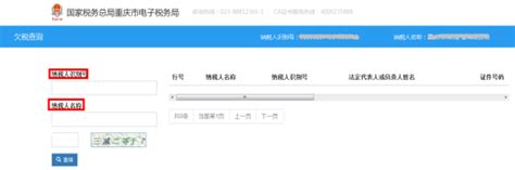 重庆市电子税务局欠税查询操作流程说明_95商服网