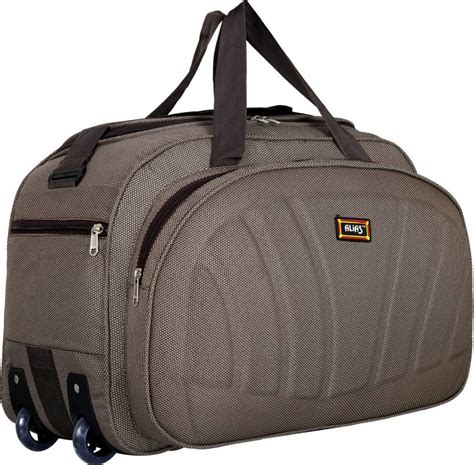 alias (Expandable) No Pocket Duffle Duffel With Wheels (Strolley) Beige ...