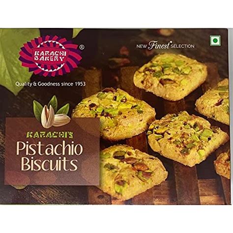 Karachi Bakery Pistachio Biscuits, 400 g : Amazon.in: Grocery & Gourmet ...