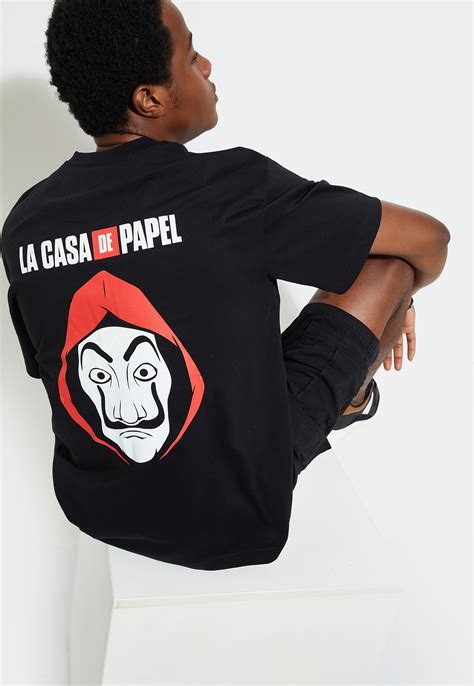 URB_N Men Oversized Money Heist Printed T-shirt