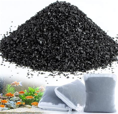 MAQIHAN Activated Charcoal - Activated Carbon Aquarium Filter Media ...