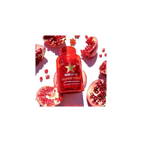 HAIRtamin शाकाहारी गमी सितारे हेयर विटामिन | गैर-जीए | Ubuy India