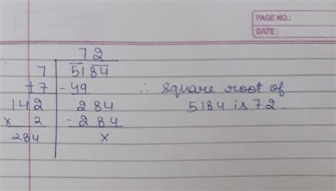 Z. Find the square root of the following numbers using the method off ...