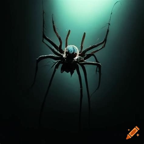 Spiders in a dark room